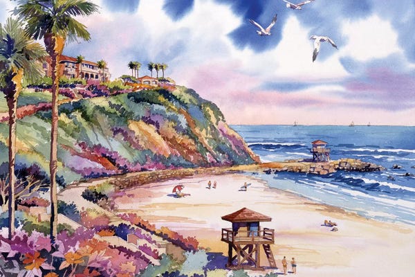 Large Coastal Art - Canvas Prints: Salt Creek Beach by Bill Drysdale