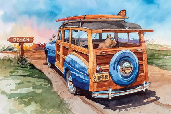 Large Coastal Art - Canvas Prints: The Duke by Bill Drysdale