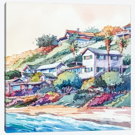 Along The Coast Canvas Print #BDR59} by Bill Drysdale Canvas Art Print