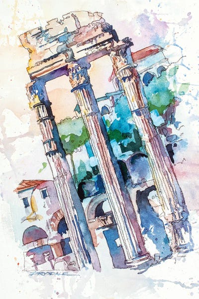 Ancient Ruins: Roman Ruins by Bill Drysdale