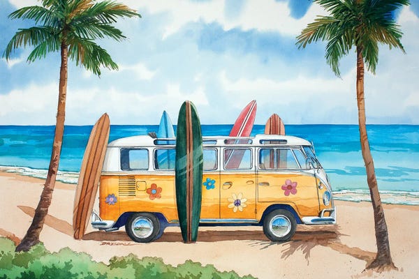 Large Coastal Art - Canvas Prints: Flower Power by Bill Drysdale