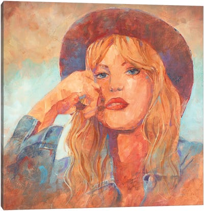 Singer Songwriter Canvas Art Print - Bill Drysdale