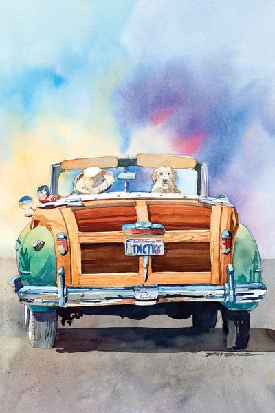 Ridin' Shotgun by Bill Drysdale canvas print