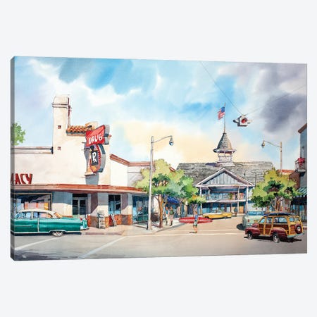 Balboa Pavilion Canvas Print #BDR90} by Bill Drysdale Art Print