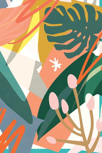 Monsteras: Cosmo Forest by ArtBird Studio