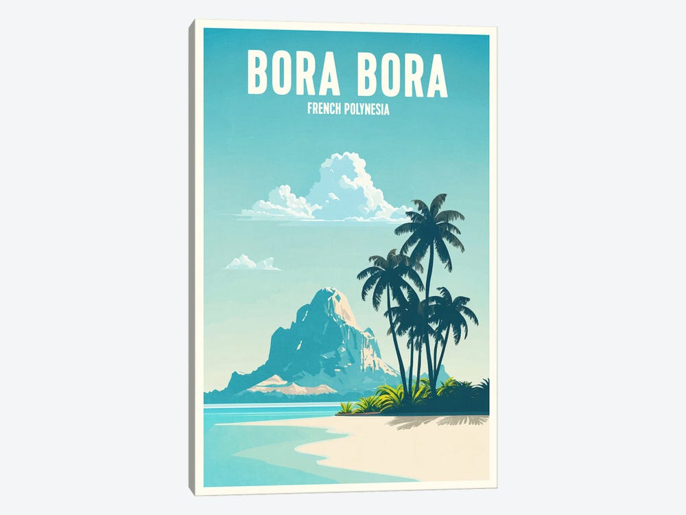 Bora Bora by ArtBird Studio 1-piece Canvas Artwork