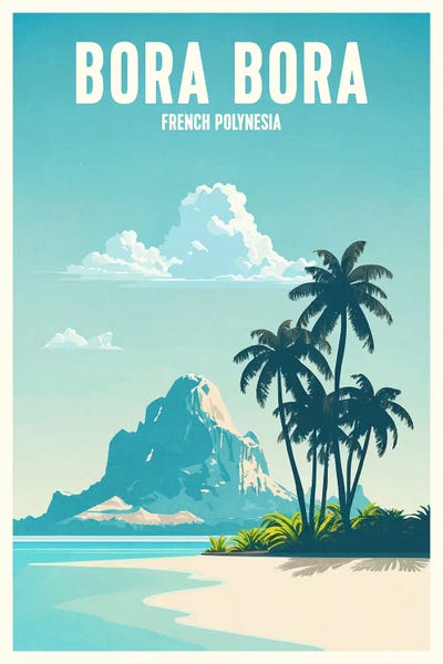 French Polynesia: Bora Bora by ArtBird Studio