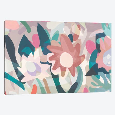 Light Flowers Canvas Print #BDS3} by ArtBird Studio Canvas Wall Art