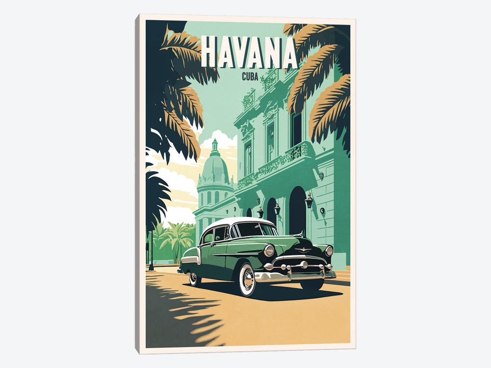 Havana -Cuba by ArtBird Studio 1-piece Canvas Artwork