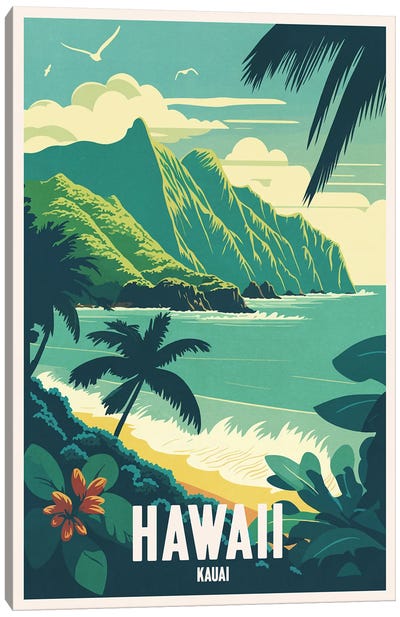 Hawaii Kauai Canvas Art Print - ArtBird Studio