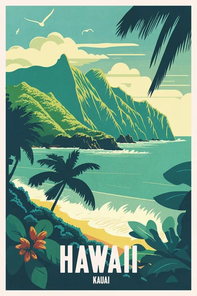 Fine Art Print: Hawaii Kauai by ArtBird Studio