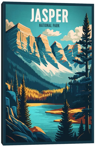Jasper National Park Canvas Art Print