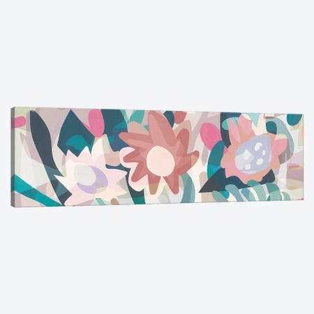 Long Flower Canvas Print #BDS4} by ArtBird Studio Art Print