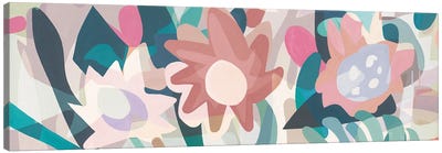 Long Flower Canvas Art Print - The Cut Outs Collection
