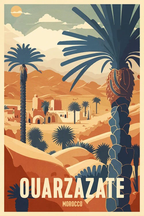 Ouarzazate - Morocco by ArtBird Studio wall art