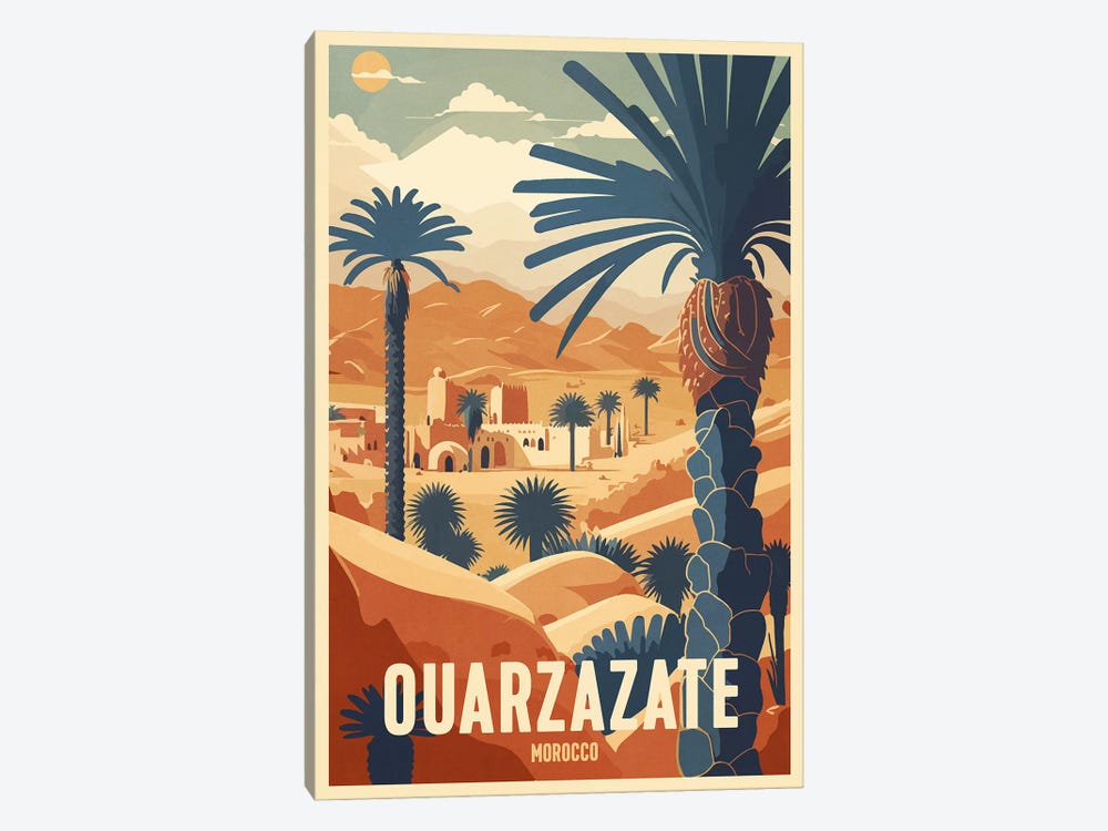 Ouarzazate - Morocco by ArtBird Studio 1-piece Canvas Artwork