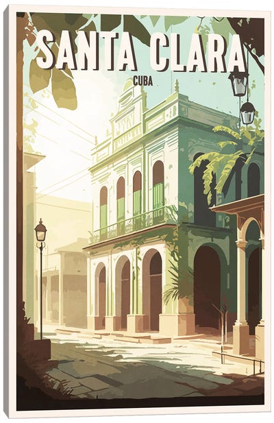 Santa Clara- Cuba Canvas Art Print - Caribbean Culture