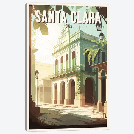Santa Clara- Cuba Canvas Print #BDS56} by ArtBird Studio Art Print