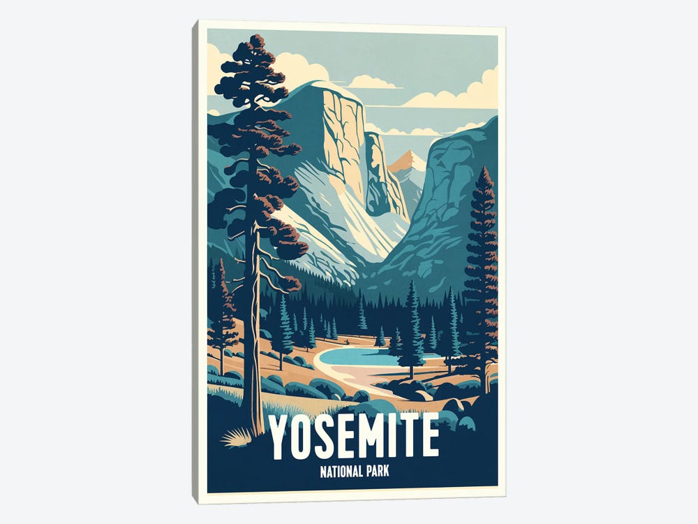 Yosemite National Park by ArtBird Studio 1-piece Art Print