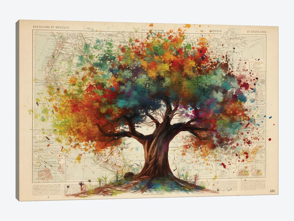 Tree Of Life by ArtBird Studio 1-piece Canvas Art