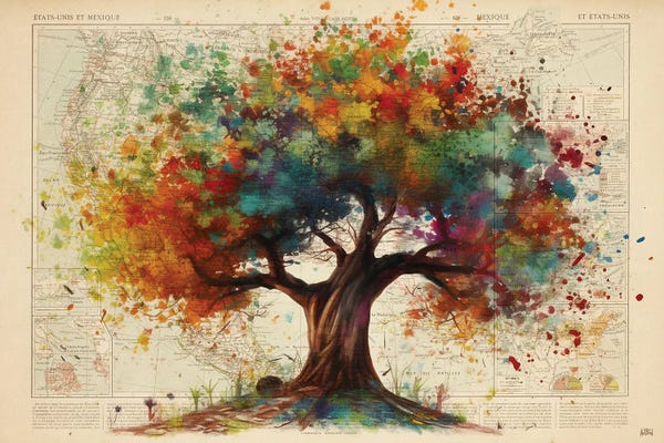Floral & Botanical: Tree Of Life by ArtBird Studio
