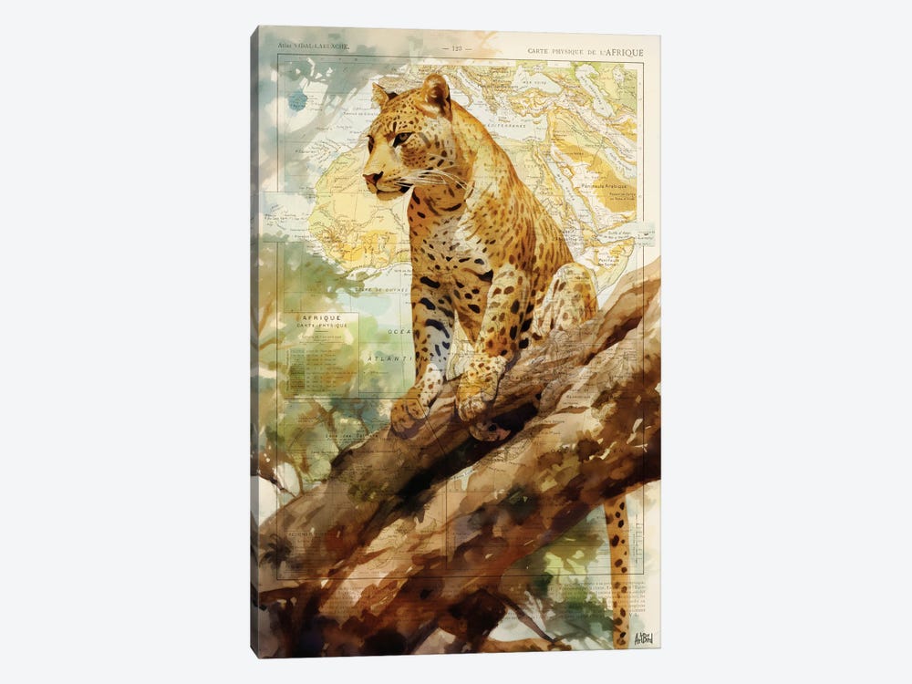 Leopard by ArtBird Studio 1-piece Canvas Art Print