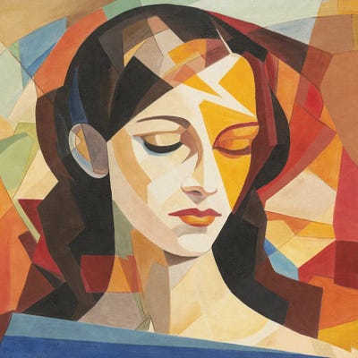 Jade by ArtBird Studio framed canvas print