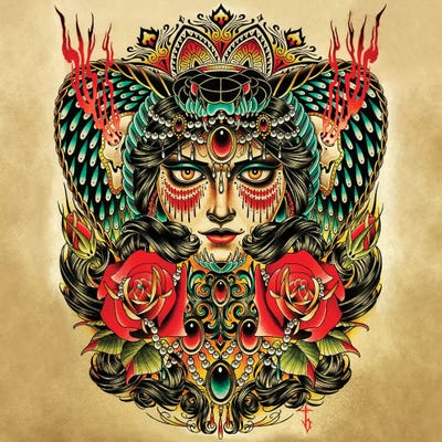 Hypnotic by Tyler Bredeweg framed canvas print