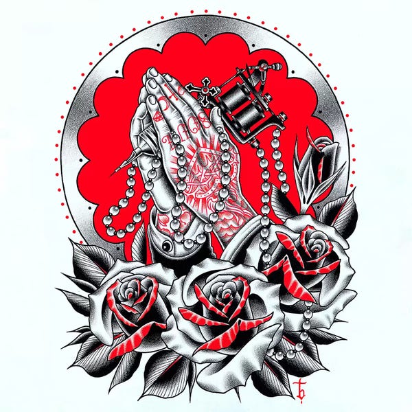 Tattoo Parlor: Praise by Tyler Bredeweg