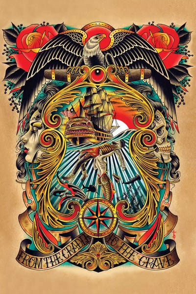 Pop Surrealism & Lowbrow: Grave by Tyler Bredeweg