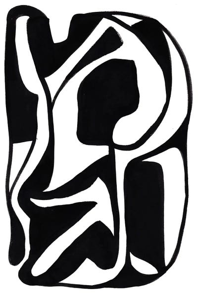 Black & White Patterns: Retrospectric I by Bea Dina