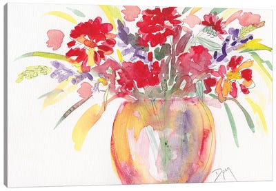 Summer Bouquet Canvas Art Print