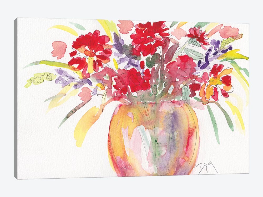 Summer Bouquet by Beverly Dyer 1-piece Art Print