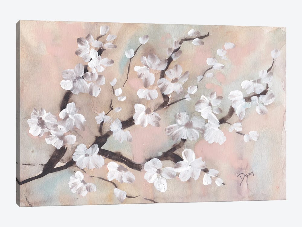 Tree Blossom Branch by Beverly Dyer 1-piece Canvas Print