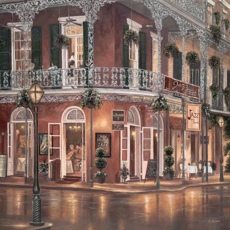 Jazz du Jour by Betsy Brown canvas print
