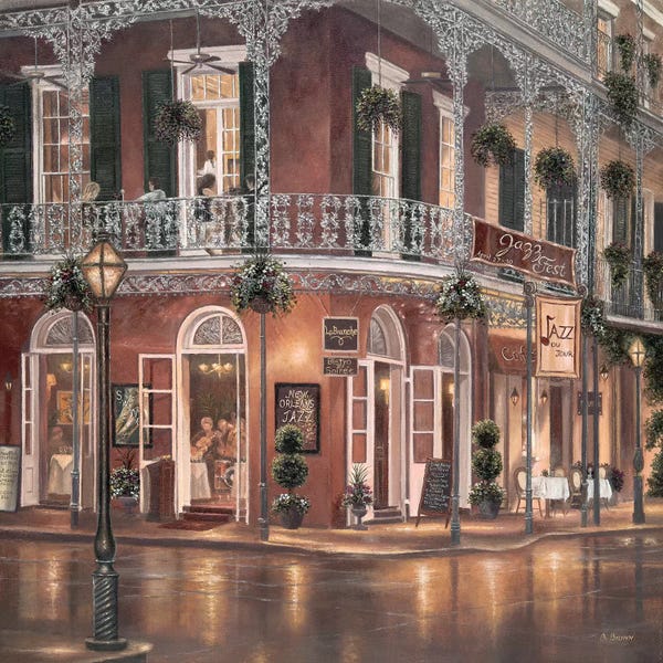 Large Scenic & Landscape Art - Canvas Prints: Jazz du Jour by Betsy Brown