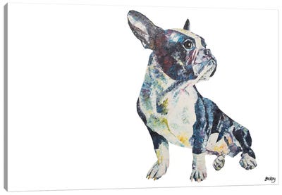 Fernand Canvas Art Print - Bulldog Art
