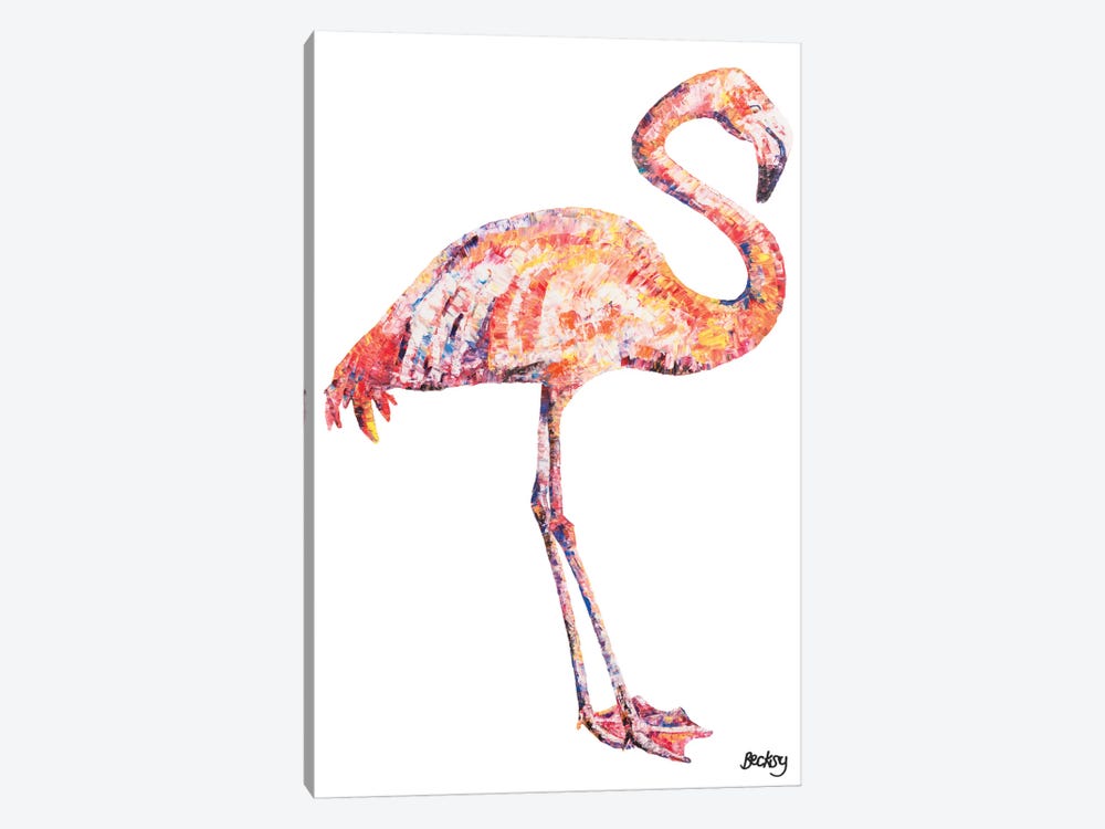 Flamingo by Becksy 1-piece Art Print