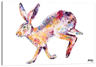 Hare Canvas Art Print - Becksy
