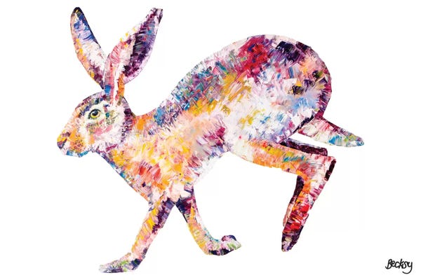 Rabbits: Hare by Becksy