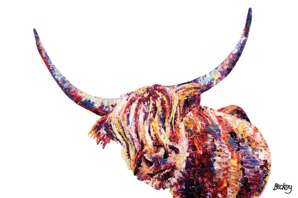 Kitchen: Olivia's Highland Cow by Becksy