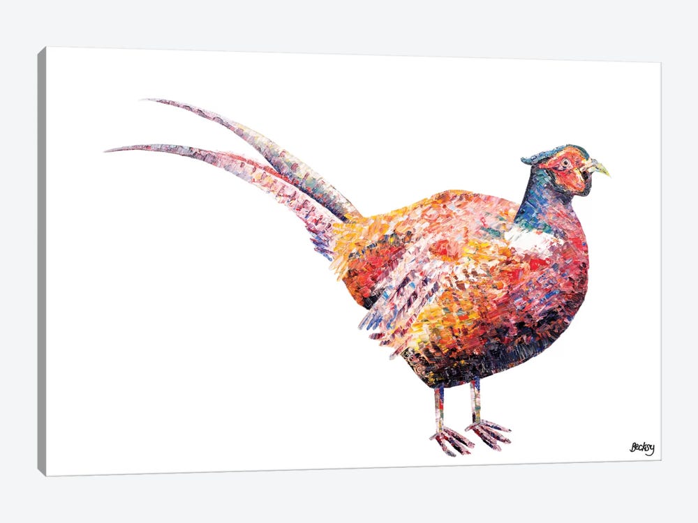 Pheasant by Becksy 1-piece Canvas Print