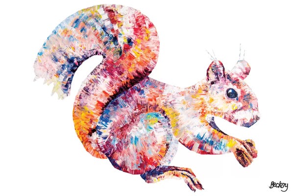 Squirrels: Red Squirell by Becksy