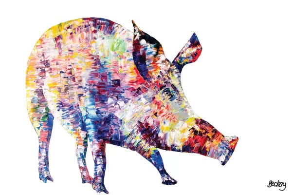 Pigs: Wild Boar by Becksy