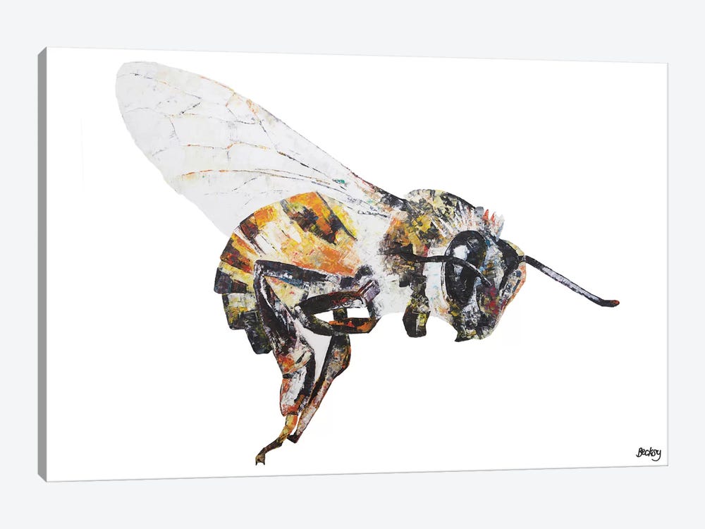 Bee by Becksy 1-piece Canvas Art