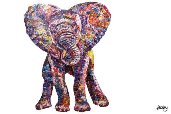 Elephants: Caper by Becksy