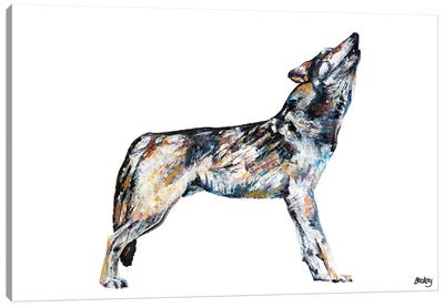 Mishka Canvas Art Print - Wolf Art