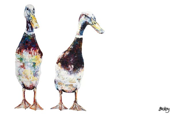 Ducks: Benedict & Jean-Paul  by Becksy