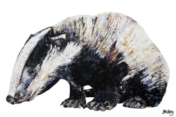 Badgers: Bernie by Becksy