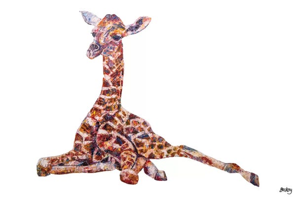 Giraffes: Clementine by Becksy